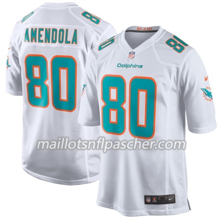 Maillot Miami Dolphins Danny Amendola 80 Nike Blanc - Homme